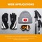 30 Pieces Sublimation Patches Fabric Iron-on Blank Patches 3 Shapes Repair Patches Sublimation Blank Hat Patch for DIY Crafts, Caps Clothes Shoes Bags Backpacks Uniforms (White Frame)
